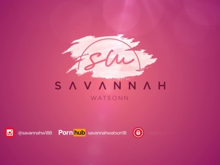The beautiful Savannah Watson gets her pussy filled with cum on a hot afternoon