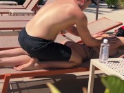 CAUGHT FUCKING IN PUBLIC POOL CABANA 4/16