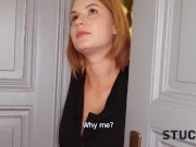 STUCK4K. Sex with husband isn't a thing the red-haired chick expects 4/16