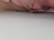 SATISFIED WITH THE HELP OF THE CORNER OF THE TABLE ... Masturbation with furniture 14/16