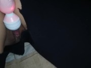 Fucking a fat white ass in my house while no one is there, he moans loudly and can be heard😈💦 13/16