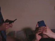 Сижу на лице у мужа, не даю ему кончить, но сама получаю сильнейший оргазм 1/16