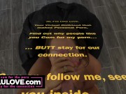 Babe sucking YOUR dick & talking filthy then stroking you to facial cumshot sucking you clean after - Lelu Love 1/16