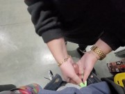 Public Storage Handjob