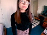 エッチの質問をしてシャワーからのオナニーからの白猫コスプレを虐める 7/16