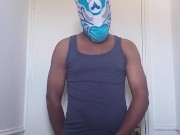 Masked guy cums for you 1/16