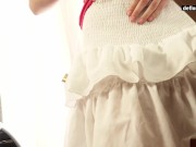 Elena flashes a dazzling smile on your face while first time orgasming 7/16