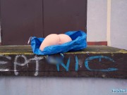 Public Agent Brunette hottie lends him her pussy when the sex dummy is not good enough 1/16