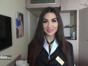 Servicio de habitaciones sexo en el hotel con Susy Gala y Nick Moreno polla gigante en POV 5/16