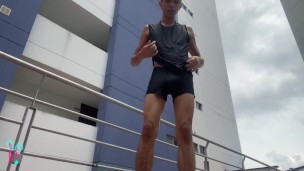 CUTE YOUNG MAN FROM MEDELLÍN SHOWS US HIS TIGHT ASS AND HUGE LATIN COCK