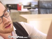 PORNPROS Sexy Blonde Secretary Fucks Lucky Boss Cock 5/16