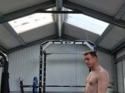 LongJohn0Hara walkinga round the gym with his cock out 11/16