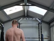 LongJohn0Hara walkinga round the gym with his cock out 12/16