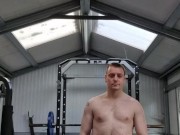 LongJohn0Hara walkinga round the gym with his cock out 13/16