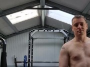 LongJohn0Hara walkinga round the gym with his cock out 7/16