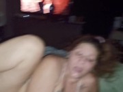 wife playing with toy and sucking 8/16