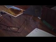 Rimming in the red desert heat and anal sub domination threesome for sexy BDSM fetish teens 1/16