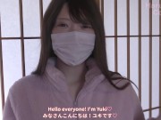 【素人】温泉宿でのSEX♡初めての放尿、立ちバックで膣奥まで精子大量中出し 素人カップル/美少女/色白美乳/中出し/フル動画(40分)/일본여대생과질내사정섹스 1/16