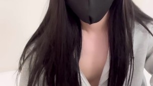 男の娘　パンツの上からオナニー