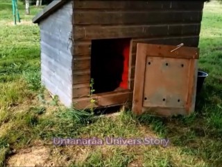 VOST engl – Cet inférieur chaste nettoie la voiture d’une Domina Française.