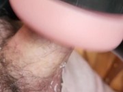 I wish I was unleashing this dick and busting inside pussy. I use my fleshlight universal launch. 16/16