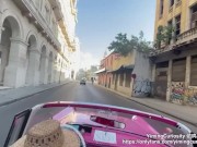 YimingCuriosity依鸣 - Cuba Sex Vlog / Asian Chinese Slut rough blowjob and doggy in public!! 3/16