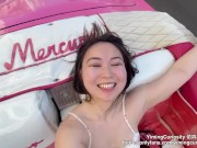 YimingCuriosity依鸣 - Cuba Sex Vlog / Asian Chinese Slut rough blowjob and doggy in public!! 4/16
