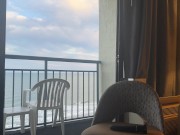 Natural beach girl uses her vibrator and cums in front of the ocean! 1/16