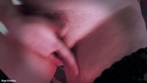 Curvy hot MILF - evil witch solo pussy masturbation and pee pissing  free horror porn