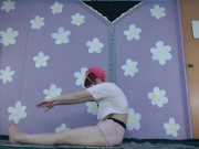 Yoga Beginner Livestream Latina Flashing Nip Slip