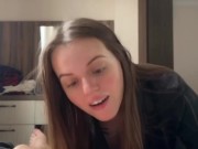 Now we will remove the cool tick tok! Take my cock in your mouth 1/16