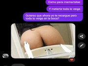 CON LA CAJERA DE OXXO POR FB MSN ME LA TERMINO COGIENDO 4/16