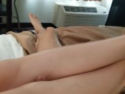 POV TEEN STEP SISTER LETS ME FUCK HER LEGS OUTERCOURSE AND CUM ON HER SMOOTH VIRGIN LEGS 15/16