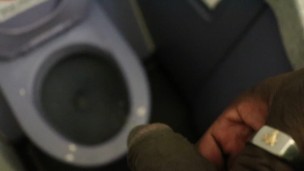 Pissing on airplane