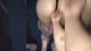 Compilación de la cuñada culona, le encanta que le deje la mano pintada como un tatuajes en su culo