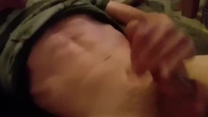Twink boy squirts sweet cum load on his belly