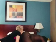 Eating ass like she’s at Golden Corral buffet! Special menu! 🤯😎🌭🍔🍆 10/16