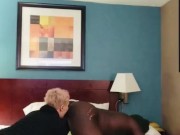 Eating ass like she’s at Golden Corral buffet! Special menu! 🤯😎🌭🍔🍆 7/16