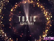 Two skinny lesbian babes lick, finger and play with their vibrator 2/16