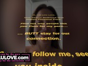 Babe trying on jeans, taking cumshot facial, behind porn scenes bloopers, earholes closeup, after sex fun - Lelu Love 1/16