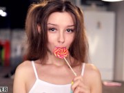 Teen Stepsis Face Covered In Cum 2/16