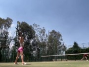 🥵I record MY paddle tennis training for my EX-BOYFRIEND🔥🥵 2/16