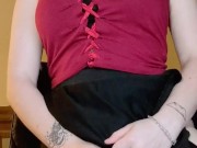 using toys to make my tight pussy cum - dildo fuck and vibrator squirt compilation 3/16