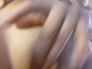 little pink pussy cumming close up- from underneath and from behind 11/16