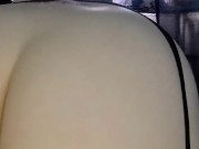 little pink pussy cumming close up- from underneath and from behind 14/16