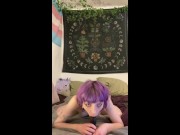 Sucking big demon dildo 15/16