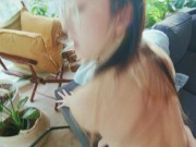 Asian teen loves sucking cock on her day off - themindoftommy 10/16