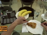 POV - Nasty Nesty uses her feet and pussy to pleasure you 1/16