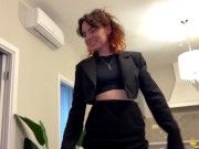 Sex with apartment realtor - cum in little pussy - Creampie 4/16