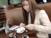 (ENG SUB)焼肉デートに行ってから満喫で声を抑えながらエッチして大興奮(日本人/Japanese/Amateur/個人撮影/야키니쿠 데이트 후 만화방에서 섹스를 하는 일본인 커플) 2/16